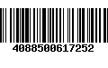 Código de Barras 4088500617252