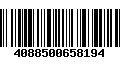 Código de Barras 4088500658194