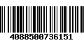 Código de Barras 4088500736151