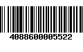 Código de Barras 4088600005522