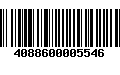 Código de Barras 4088600005546