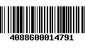 Código de Barras 4088600014791