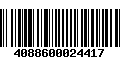 Código de Barras 4088600024417