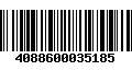 Código de Barras 4088600035185