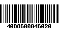 Código de Barras 4088600046020