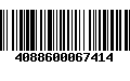 Código de Barras 4088600067414