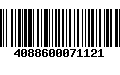 Código de Barras 4088600071121