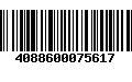 Código de Barras 4088600075617