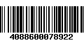 Código de Barras 4088600078922