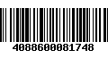 Código de Barras 4088600081748