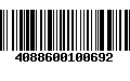 Código de Barras 4088600100692