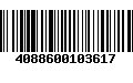 Código de Barras 4088600103617