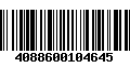 Código de Barras 4088600104645