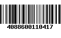 Código de Barras 4088600110417