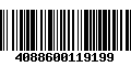 Código de Barras 4088600119199