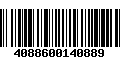 Código de Barras 4088600140889