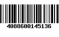 Código de Barras 4088600145136