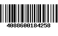 Código de Barras 4088600184258