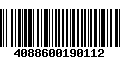 Código de Barras 4088600190112