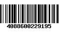 Código de Barras 4088600229195