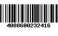 Código de Barras 4088600232416