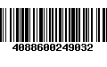 Código de Barras 4088600249032