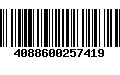 Código de Barras 4088600257419