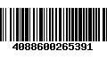 Código de Barras 4088600265391