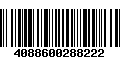 Código de Barras 4088600288222