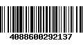 Código de Barras 4088600292137