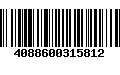 Código de Barras 4088600315812