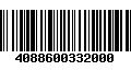 Código de Barras 4088600332000