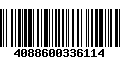 Código de Barras 4088600336114