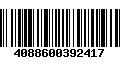 Código de Barras 4088600392417