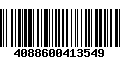 Código de Barras 4088600413549