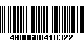 Código de Barras 4088600418322