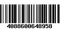 Código de Barras 4088600648958