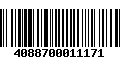 Código de Barras 4088700011171