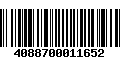 Código de Barras 4088700011652