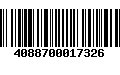 Código de Barras 4088700017326