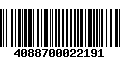 Código de Barras 4088700022191