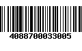 Código de Barras 4088700033005