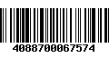 Código de Barras 4088700067574