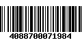 Código de Barras 4088700071984