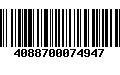 Código de Barras 4088700074947