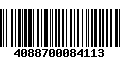 Código de Barras 4088700084113