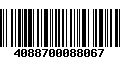 Código de Barras 4088700088067