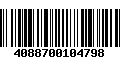 Código de Barras 4088700104798