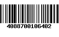 Código de Barras 4088700106402