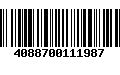 Código de Barras 4088700111987